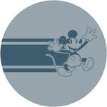 Komar Wandtattoo "selbstklebendes Vlies - Mickey Bonjour - Gr&ouml;&szlig;e 125 x 125...