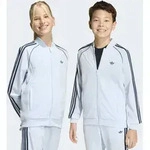 Trainingsjacke ADIDAS ORIGINALS "SST", M&auml;dchen, Gr. 128, blau (crystal sky, night
