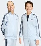 Trainingsjacke ADIDAS ORIGINALS "SST", M&auml;dchen, Gr. 128, blau (crystal sky, night