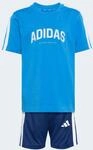 Trainingsanzug ADIDAS SPORTSWEAR "ADIDAS COLLEGIATE KIDS SET", Jungen, Gr. 104, ray