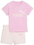 Jogginganzug PUMA "Minicats Essentials T-Shirt und Shorts Set Kinder", Jungen, Gr.