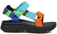 Sandale TEVA "HURRICANE XLT JR KIDS", M&auml;dchen, Gr. 19, neon multi, Textil, Schuhe