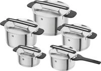 Zwilling Topf-Set "More" Set, 4 Kocht&ouml;pfe (16, 20, 22, 24 cm), 1 Stieltopf (18 cm),