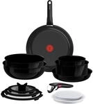 Tefal Pfannen-Set "Ingenio Excellence Keramik" Aluminium Set, 13 tlg. abnehmbarer