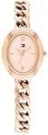 Quarzuhr TOMMY HILFIGER "Demi Oval", ros&eacute;goldfarben, Armbanduhren, Damen,...