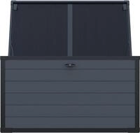 WESTMANN Kissenbox "Kunststoff-Gartenbox XXL Silva 570l, Anthrazit" 74x150x66cm,