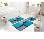Badematte GRUND Gr. 3, blau (t&uuml;rkis), rechteckig (70cm x 120cm ), 1 Stk.,