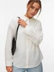 Vero Moda Langarmbluse "VMODONA LS SHIRT WVN NOOS" Baumwolle, regular fit