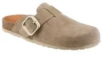 Clog VERBENAS "RIO SERRAJE", Damen, Gr. 37, beige, Veloursleder, unifarben,...