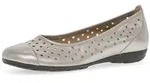 Ballerina GABOR "Sportliche Ballerina", Damen, Gr. 36, bronze, Schuhe Ballerina