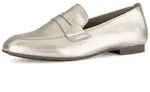 Slipper GABOR "Slipper", Damen, Gr. 35, silber (gold), Schuhe Slipper