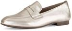 Slipper GABOR "Slipper", Damen, Gr. 35, silber (gold), Schuhe Slipper