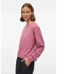 Strickpullover VERO MODA "VMEXCITING PLAIN LS O-NK ROLL PULLOV BOO", Damen, Gr....