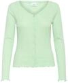Sweatjacke SAINT TROPEZ "Jersey-Cardigan GruSZ", Damen, Gr. L, gr&uuml;n (pastel...