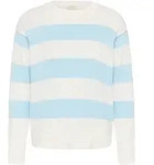 Strickpullover KAFFE "Strickpullover KAharriet", Damen, Gr. M, wei&szlig; (chalk,