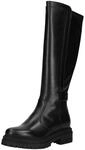Stiefel NERO GIARDINI "Nero Giardini Stiefel Leder", Damen, Gr. 37, schwarz,...