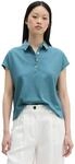 Poloshirt MARC O'POLO "aus weichem Single Jersey", Damen, Gr. XXS, blau (bright sea),