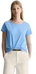 T-Shirt MARC O'POLO DENIM "aus Basic Single Jersey", Damen, Gr. XXS, blau...