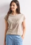 STREET ONE Print-Shirt aus softem Materialmix