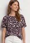 T-Shirt STREET ONE, Damen, Gr. 34, rustic rouge, Stoff, 95% Viskose, 5%...