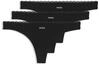 String HUGO UNDERWEAR "TRIPLET MICRO", Damen, Gr. S, 3 Stk., schwarz 001, Jersey,