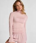 Pyjama HUNKEM&Ouml;LLER "super soft Turtleneck shirt with Cashmere", Damen, Gr. M,...