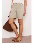 Bermudas STREET ONE "Style Yulius", Damen, Gr. 38, N-Gr, cobble stone, Web,