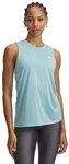 Under Armour Tanktop "TECH TANK TWIST" gerader Abschluss, Rundhalsausschnitt,