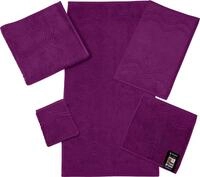ROSS G&auml;stehandtuch "Cashmere feeling" 100% Baumwolle, mit Wellen-Bord&uuml;re, gro&szlig;e