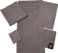 ROSS Seiftuch "Cashmere feeling" mit Wellen-Bord&uuml;re