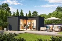 Nordic Holz Gartenhaus "DOMEO 6" in verschiedenen Farben