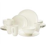 Seltmann Weiden Geschirr-Set "Kombiservice Savona Grey Line 20er Set creme"