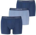 Boxer LEVI'S "LEVIS MEN MEL WB BOXER BRIEF", Herren, Gr. L, blau combo, Obermaterial: