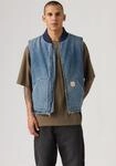 Jeansweste LEVI'S "SANSOME", Herren, Gr. XS, sunburnt vest, Denim/Jeans,