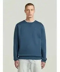 Longpullover G-STAR "Premium Core Sweatshirt", Herren, Gr. S, rank blau,