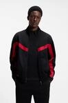 Sweatjacke HUGO "Darti", Herren, Gr. L, schwarz004, Sweatware, Obermaterial: 70%