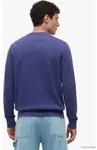 Strickpullover TOMMY JEANS "TJM SLIM FIT LIGHT SWEATER", Herren, Gr. S, blau storm,