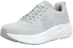 Plateausneaker RIEKER SPORT, Herren, Gr. 41, hellgrau, Textil, unifarben, Schuhe