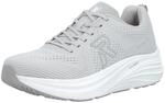 Plateausneaker RIEKER SPORT, Herren, Gr. 41, hellgrau, Textil, unifarben, Schuhe