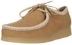 Schn&uuml;rschuh CLARKS "Wallabee EVO", Herren, Gr. 40, beige (hellbraun), Kunstfaser,