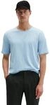 T-Shirt MARC O'POLO "aus weichem Slub-Jersey", Jungen, Gr. M, dusted blau,