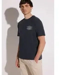 T-Shirt STREET ONE MEN, Jungen, Gr. 3XL, blau (schwarz ink blau), Web, 100%