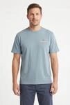 T-Shirt TIMBERLAND "Illustrated Tree Logo Back Graphic", Jungen, Gr. L, citadel,