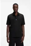 Poloshirt HUGO "Nolitos", Herren, Gr. M, schwarz001, Jersey, Obermaterial: 100%