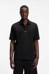 Poloshirt HUGO "Nolitos", Herren, Gr. M, schwarz001, Jersey, Obermaterial: 100%