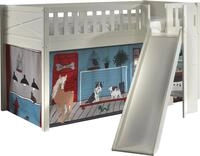 Vipack Hochbett "Scott" B/H/T ca. 207,6x114x203,7cm, Kopf-/Fu&szlig;teil mit...