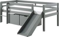 Vipack Spielbett "Pino, Kiefer massiv, mit Rolllattenrost, 2 Rollboxen, Made in