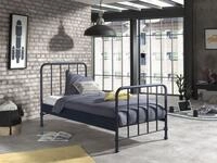 Vipack Jugendbett "Bronxx, Einzelbett 90/200, sehr stabil, romantische Optik"...
