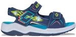 Sandale LOTTO, M&auml;dchen, Gr. 25, navy, aqua, Synthetik, mehrfarbig, Schuhe Sandale, -