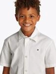 Tommy Hilfiger Kurzarmhemd "STRETCH OXFORD SHIRT SS" mit Logostickerei